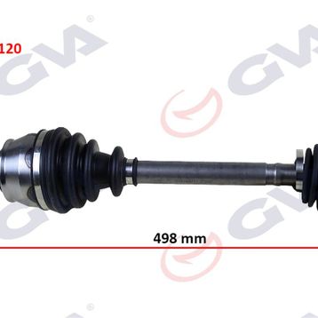 Gva 4428120 Sağ Mil'siz Aks Lale'siz Grande Punto 1.3 Mjt 75Hp 497 mm Komple Aks
