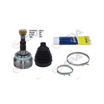 Gva 4490110K Vectra B 1.6İ-1.8İ-2.0İ 95-03 Absli 29 Diş 33X25x52 cm 164.5 mm Dış Aks Kafası