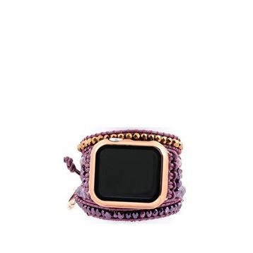 Gwelry Emily Wrap 38/41 mm Apple Watch Uyumlu Mor Kadın Akıllı Saat Kordon