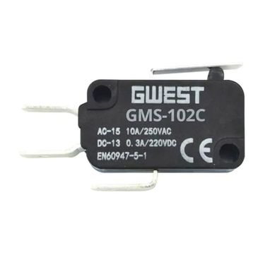 Gwest GMS-102C 10A Kısa Kollu Mikro Switch