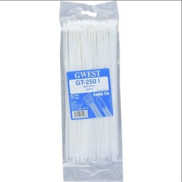 Gwest GT 250 I 100 Adet 250x3.6 mm Beyaz Kablo Bağı