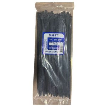 Gwest GT 300 STB 300x4.8 mm Siyah 100 Adet Kablo Bağı