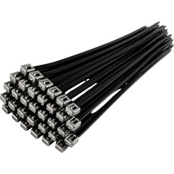 Gwest PVC MTL 150 ST 150x4.6 mm 100 Adet PVC Kaplı Paslanmaz Çelik Kablo Bağı