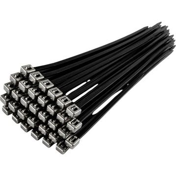 Gwest PVC MTL 200 ST 200x4.6 mm 100 Adet PVC Kaplı Paslanmaz Çelik Kablo Bağı