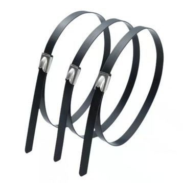 Gwest PVC MTL 370 ST 370x4.6 mm 100 Adet PVC Kaplı Metal Kablo Bağı