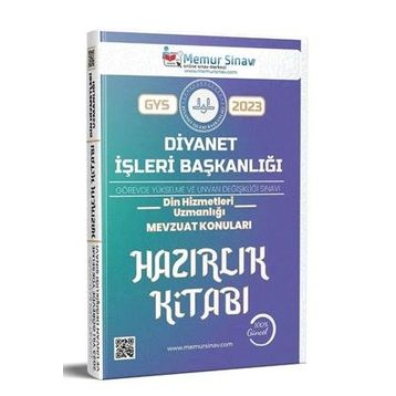 GYS Diyanet Başkanlığı Din Hizmetleri Uzmanlığı Mevzuat Konuları Hazırlık Kitabı Memur Sınav - Dizgi Kitap Yayınları