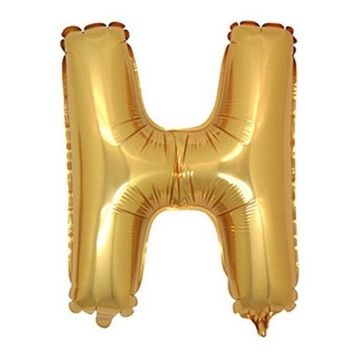 H Harf Altın 100 cm Folyo Balon