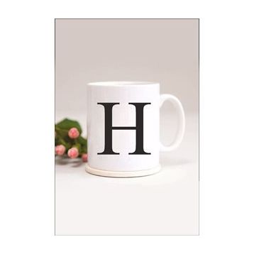 H Harfi Kupa Bardak
