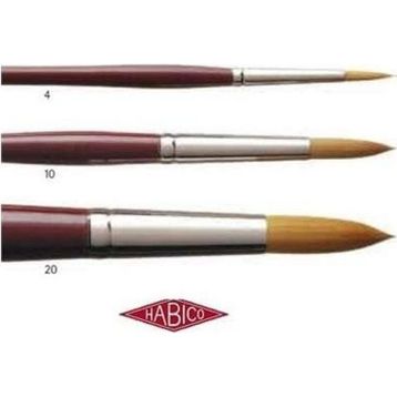 Habico Seri 123 Yuvarlak Sentetik Kıl No:7 Fırça