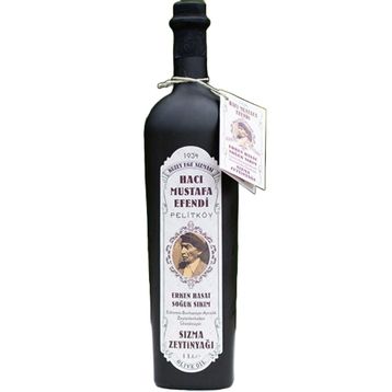 Hacı Mustafa Efendi 1 lt Erken Hasat Soğuk Sıkım Zeytinyağı