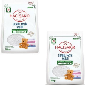 Hacı Şakir 1000 gr Granül Matik Bebekler Çamaşır Deterjanı