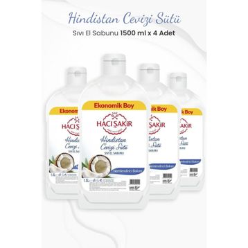 Hacı Şakir 1500 ml Hindistan Cevizi Nemlendirci Sıvı El Sabunu