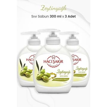 Hacı Şakir 300 ml Zeytinyağı Sıvı Sabun (12 adet)