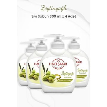 Hacı Şakir 300 ml Zeytinyağı Sıvı Sabun (12 adet)