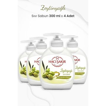 Hacı Şakir 300 ml Zeytinyağı Sıvı Sabun (12 adet)