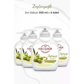 Hacı Şakir 300 ml Zeytinyağı Sıvı Sabun (12 adet)