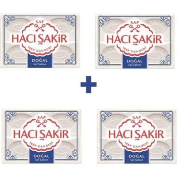 Hacı Şakir 4'lü Doğal Kalıp 600 gr Sabun
