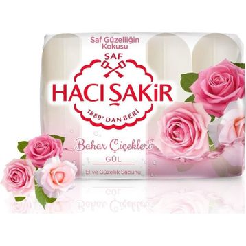 Hacı Şakir Bahar Çiçekleri Gül 4x70 Gr Güzellik Sabunu