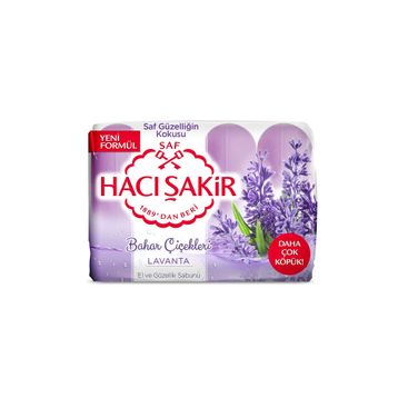 Hacı Şakir Bahar Çiçekleri Lavanta 4x70 gr El ve Güzellik Sabunu