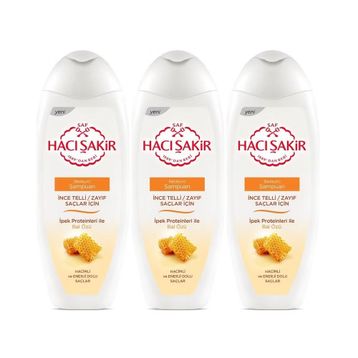 Hacı Şakir Bal Özlü 3x500 ml Şampuan