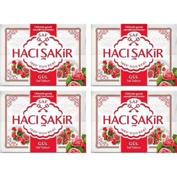 Hacı Şakir Gül 4'lü 600 gr Banyo Sabunu