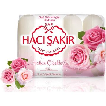 Hacı Şakir Gül 4x70gr Güzellik Sabunu