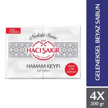 Hacı Şakir Hamam Keyfi 4x200 gr Banyo Sabunu