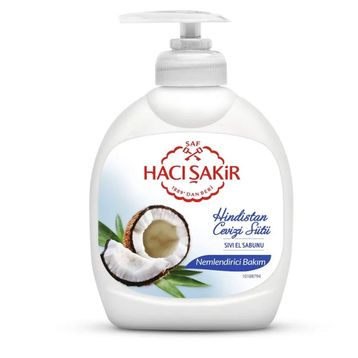 Hacı Şakir Hindistan Cevizi Sütü Nemlendirici Bakım 300 ml Sıvı El Sabunu