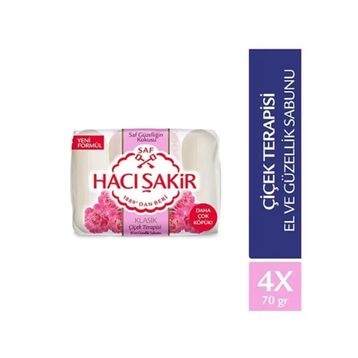Hacı Şakir Klasik Çiçek Terapisi 4x70 gr 2 Adet Güzellik Sabunu