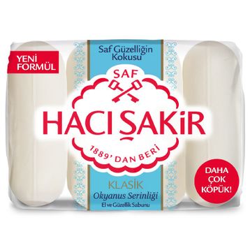 Hacı Şakir Klasik Okyanus Ferahlığı 4x70 gr Banyo Sabunu