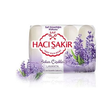 Hacı Şakir Lavanta 4x70 gr 4 Adet Güzellik Sabunu
