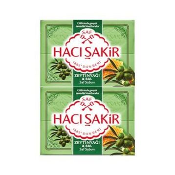 Hacı Şakir Zeytinyağı Bal 2x 600 gr Banyo Sabunu