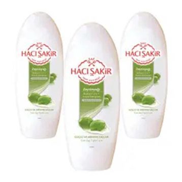 Hacı Şakir Zeytinyağlı 3x500 ml Şampuan