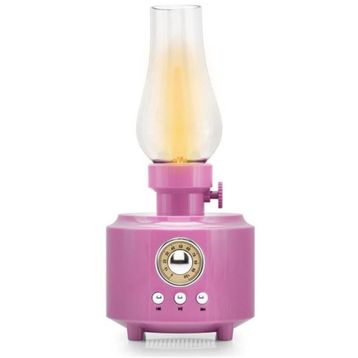 Hadron C210 100-100 200 mm Pembe Nostalji Gaz Lambası Bluetooth Speaker