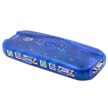 Hadron HD-216 VGA KVM PS2 4 Giriş 1 Çıkış Switch