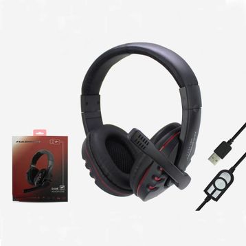 Hadron HD1171 Siyah Kırmızı USB Oyuncu Kulaklığı