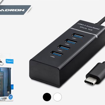 Hadron HD144/100 Type-C Usb Hub 4 Port