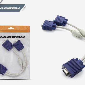 Hadron HD4026-4325 VGA 2'li Çoklayıcı Kablo