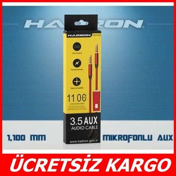 Hadron HD4309 1.1 m Mikrofonlu Aux Kablosu