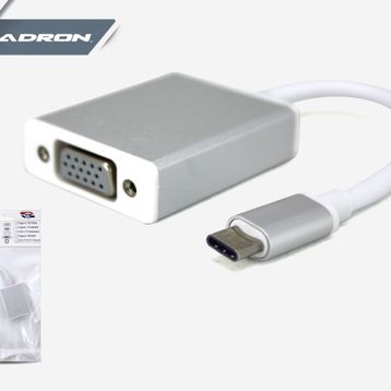 Hadron HD4489/50 TYPE-C To VGA Çevirici