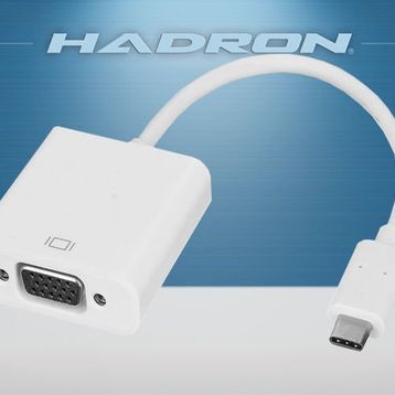 Hadron HD4489/50 TYPE-C To VGA Çevirici