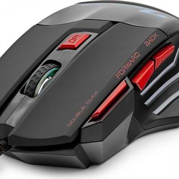 Hadron HDG30 3600DPI Ledli 1.44 mt USB Kablolu Siyah-Kırmızı Oyuncu Mouse