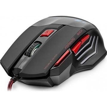Hadron HDG30 3600DPI Ledli 1.44 mt USB Kablolu Siyah-Kırmızı Oyuncu Mouse