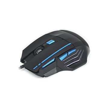 Hadron HDG30 3600DPI Ledli 1.44 mt USB Kablolu Siyah-Mavi Oyuncu Mouse