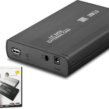 Hadron HDX1753 USB 2.0 Sata 3.5 inç Metal Kasa Siyah Hard Disk Kutusu