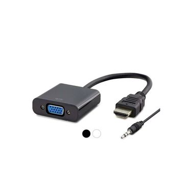Hadron HDX2019 VGA To HDMI Dönüştürücü Siyah Kablo