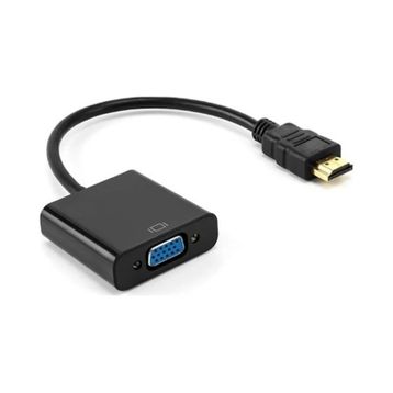 Hadron HDX2019 VGA To HDMI Dönüştürücü Siyah Kablo