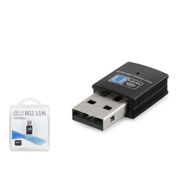 Hadron HDX2255 Wi-Fi 2.4GHz 300Mbps Midi Kablosuz Siyah USB Adaptör