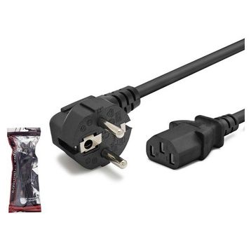 Hadron HDX5529 1 mm 500W 1.5 mt Siyah Güç Kablosu