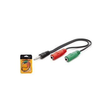 Hadron HN4708 M/2F 20 cm Mikrofon Kulaklık Ayırıcı Kablo